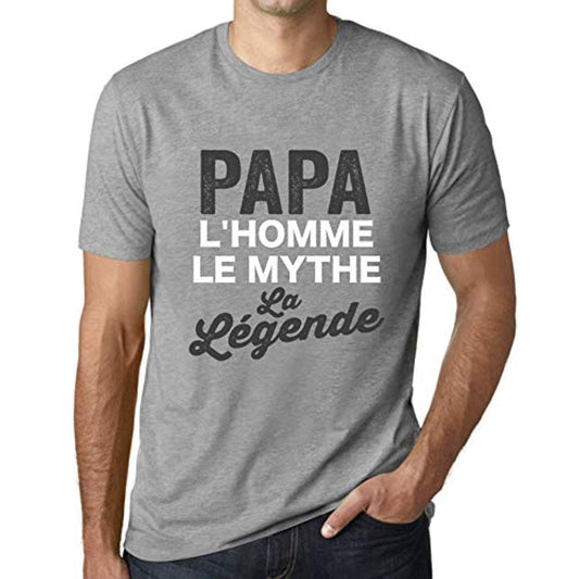 Papa 4 LHomme Le Mythe La Légende T-Shirt Papa Tshirt Papa Lours Shirt Le pépé