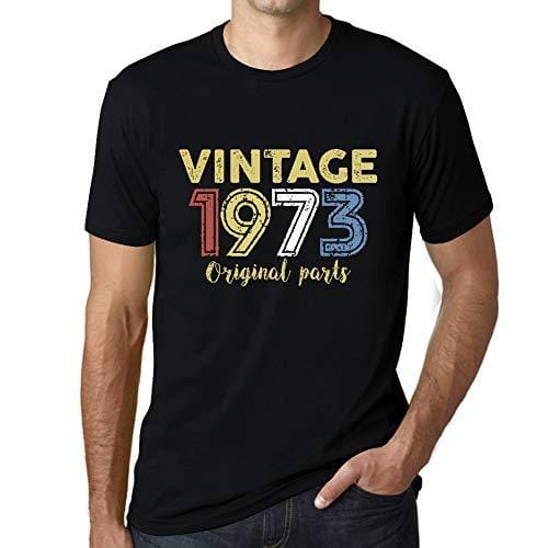 Ultrabasic - Homme Graphique Vintage 1973 T-Shirt Noir Profond