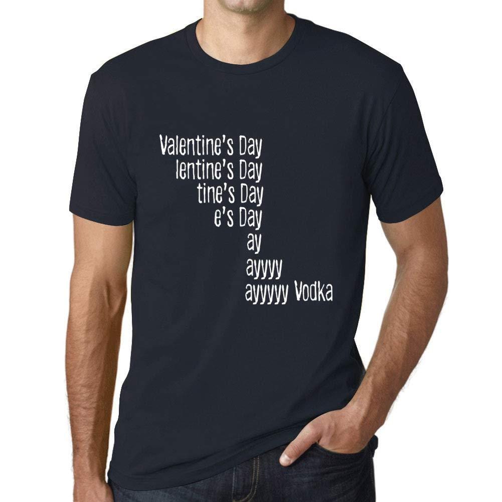 Homme T-Shirt Graphique Imprimé Vintage Tee Valentine Vodka