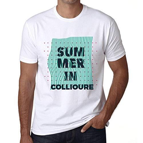 Ultrabasic - Homme Graphique Summer in COLLIOURE Blanc