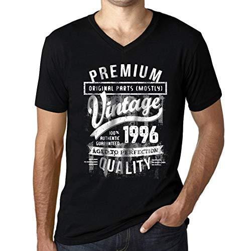 Ultrabasic - Homme Graphique 1996 Aged to Perfection Cadeau d'anniversaire Col V Tee Shirt