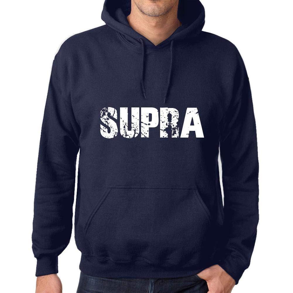 Ultrabasic Homme Femme Unisex Sweat à Capuche Hoodie Popular Words Supra French Marine