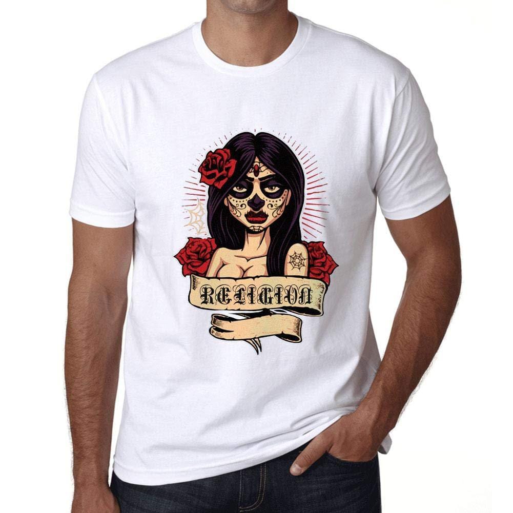 Ultrabasic - Homme T-Shirt Graphique Women Flower Tattoo Religion