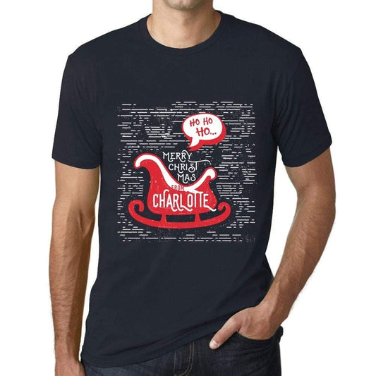 Ultrabasic Homme T-Shirt Graphique Merry Christmas from Charlotte Marine
