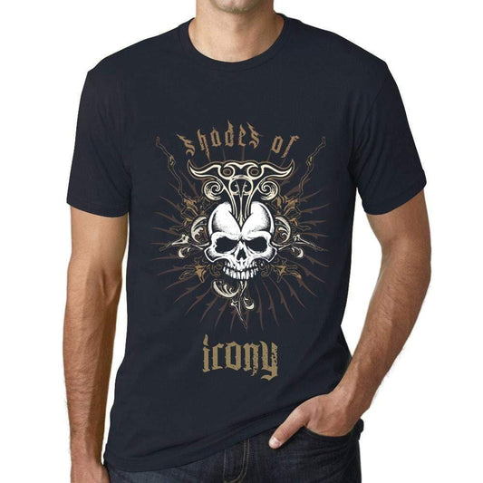 Ultrabasic - Homme T-Shirt Graphique Shades of Irony Marine
