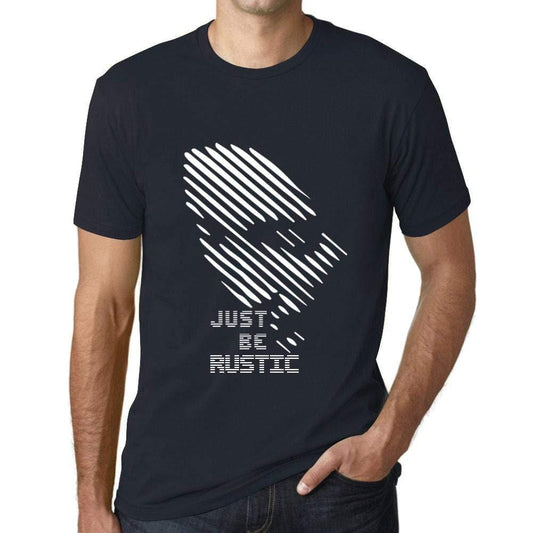 Ultrabasic - Homme T-Shirt Graphique Just be Rustic Marine