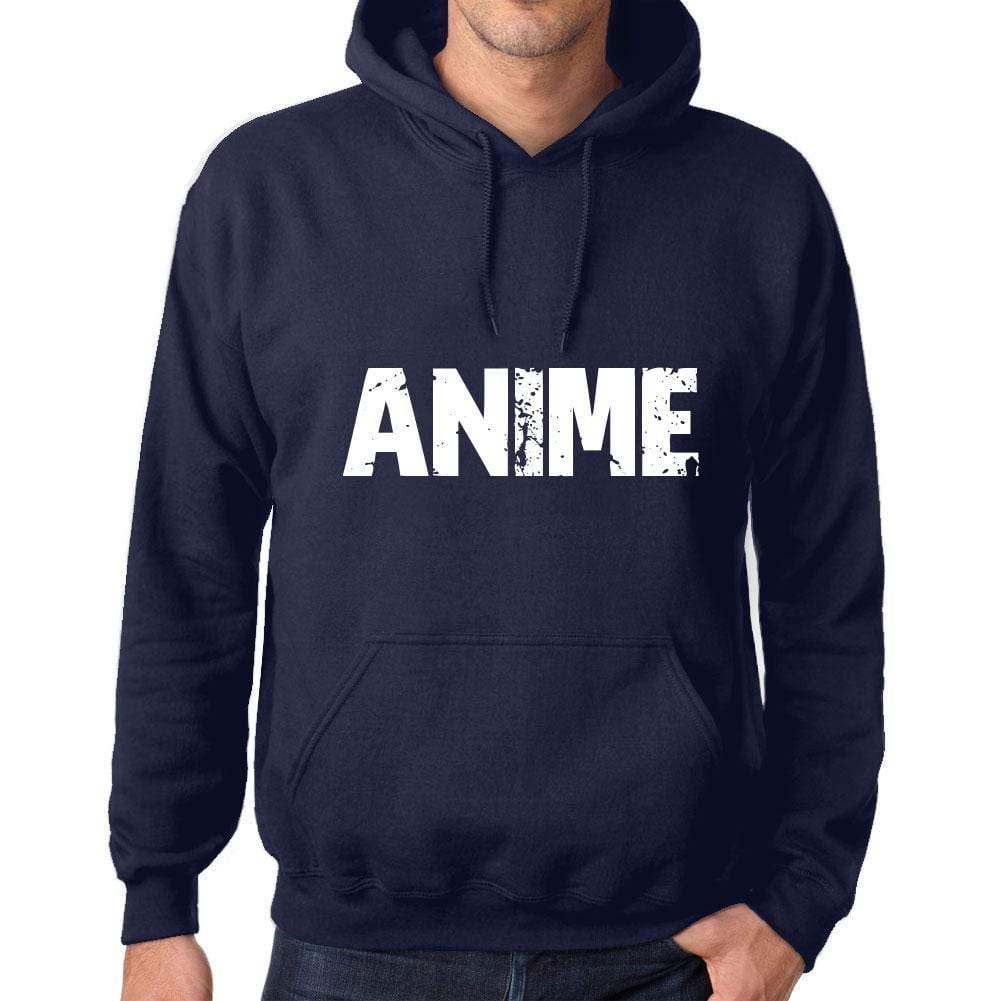 Ultrabasic Homme Femme Unisex Sweat à Capuche Hoodie Popular Words Anime French Marine