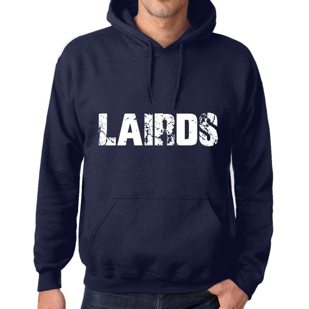 Ultrabasic Homme Femme Unisex Sweat à Capuche Hoodie Popular Words LAIRDS French Marine