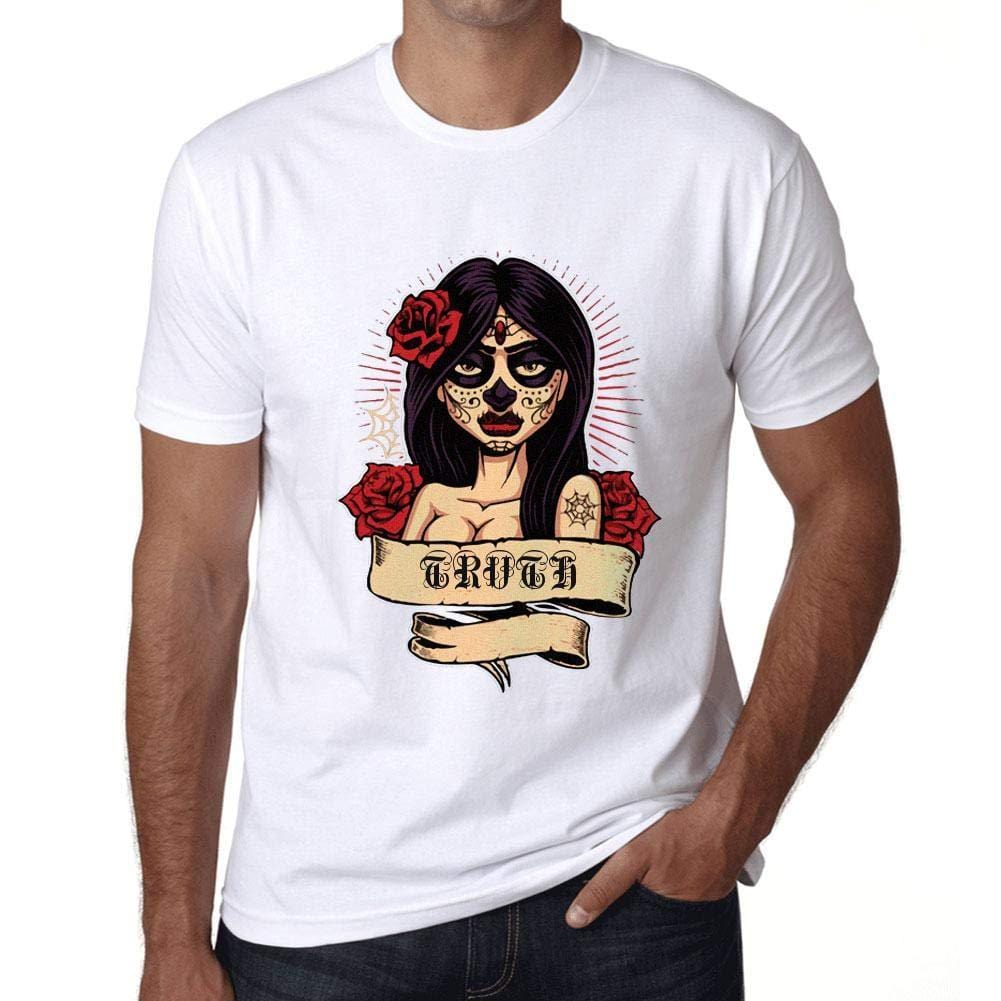 Ultrabasic - Homme T-Shirt Graphique Women Flower Tattoo Truth