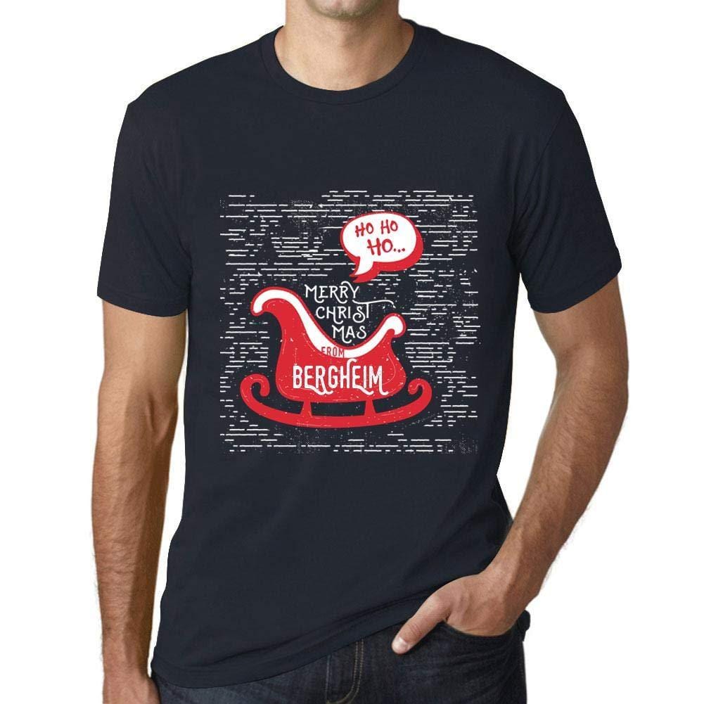 Ultrabasic Homme T-Shirt Graphique Merry Christmas from BERGHEIM Marine