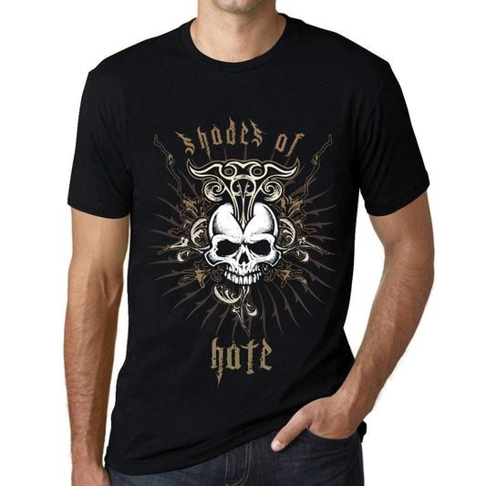 Ultrabasic - Homme T-Shirt Graphique Shades of Hate Noir Profond
