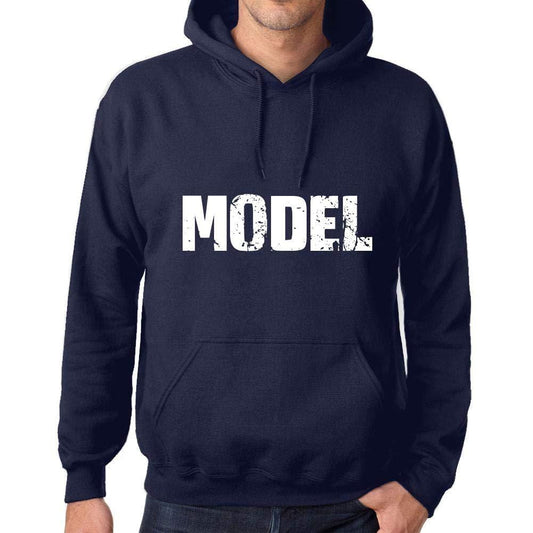 Ultrabasic Homme Femme Unisex Sweat à Capuche Hoodie Popular Words Model French Marine