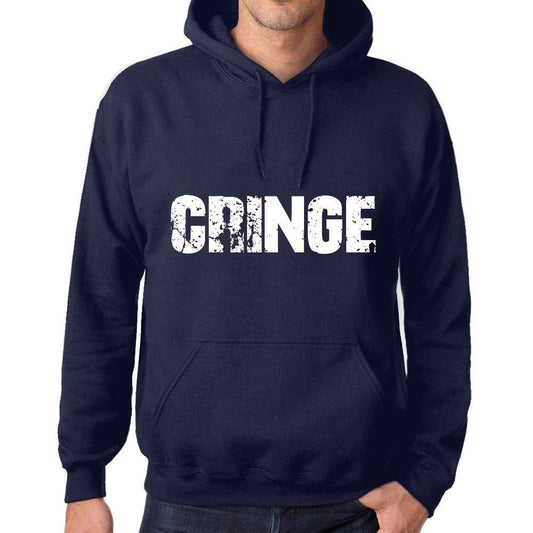 Ultrabasic Homme Femme Unisex Sweat à Capuche Hoodie Popular Words Cringe French Marine