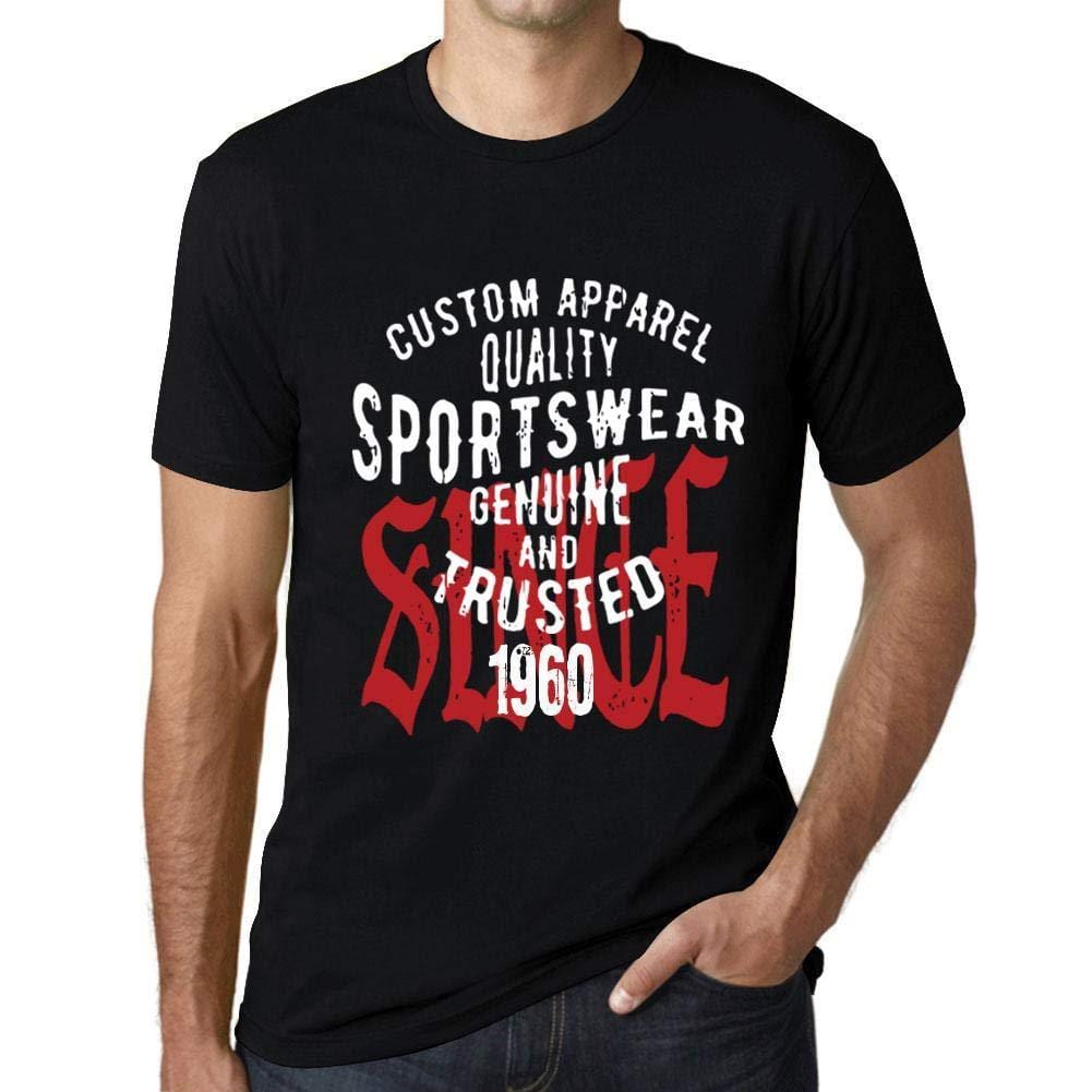 Ultrabasic - Homme T-Shirt Graphique Sportswear Depuis 1960 Noir Profond