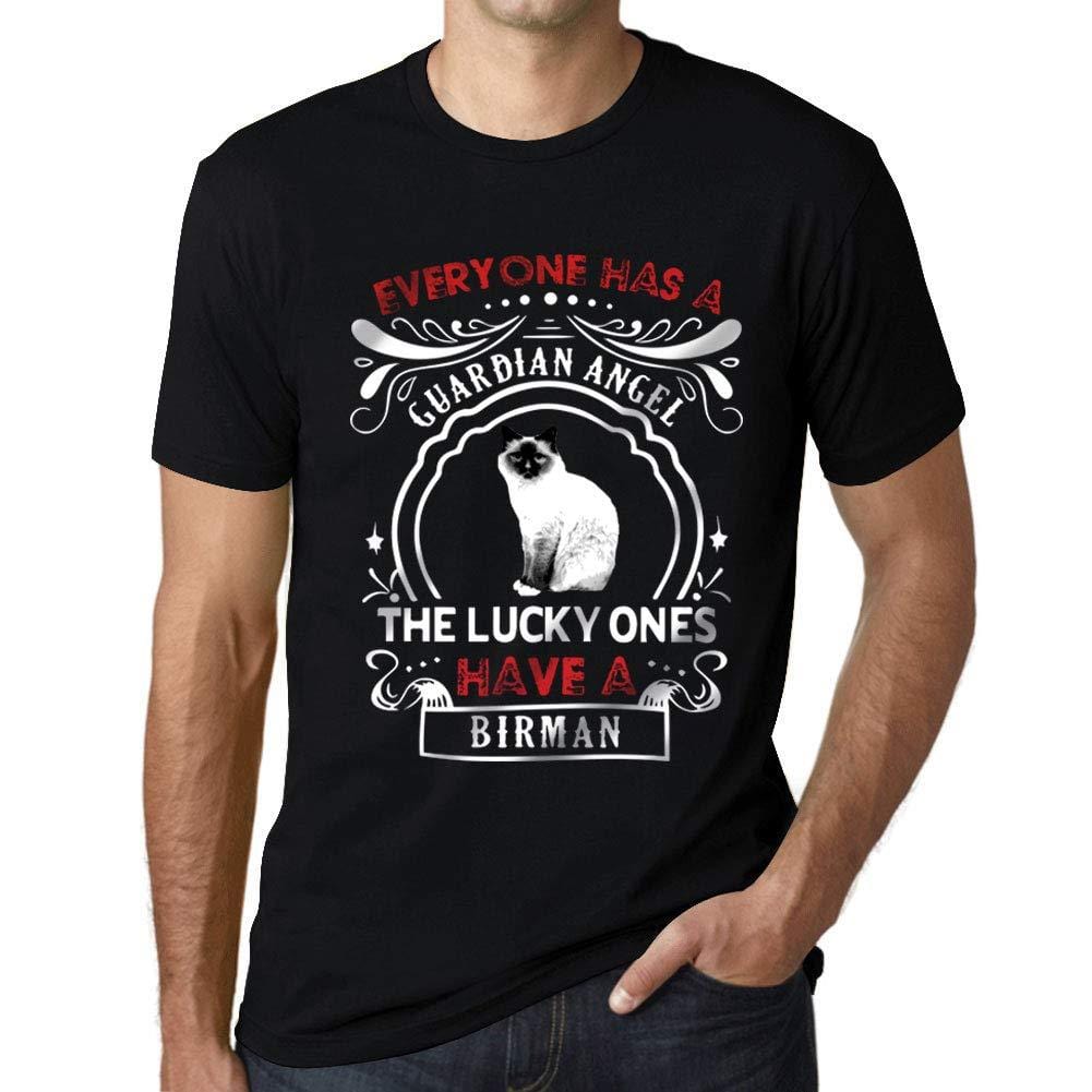 Homme T-Shirt Graphique Imprimé Vintage Tee Birman Cat Noir Profond