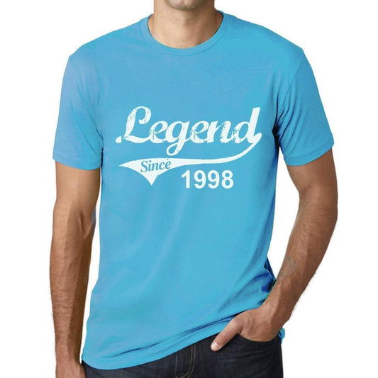 Homme T-Shirt Graphique Imprimé Vintage Tee Legend Since 1998 Aqua Atoll