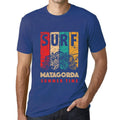 Men's Graphic T-Shirt Surf Summer Time MATAGORDA Royal Blue