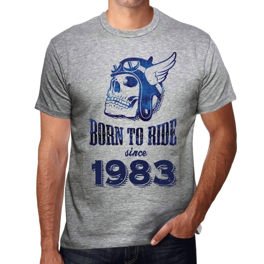 Homme Tee Vintage T Shirt 1983, Born to Ride Since 1983
