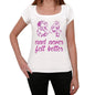 84 And Never Felt Better Womens T-Shirt White Birthday Gift 00406 - White / Xs - Casual