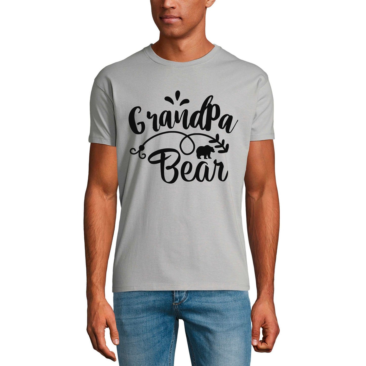 ULTRABASIC Men's Graphic T-Shirt Grandpa Bear - Funny Daddy Shirt