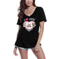 ULTRABASIC Women's T-Shirt I Love Cats - Cute Short Sleeve Tee Shirt