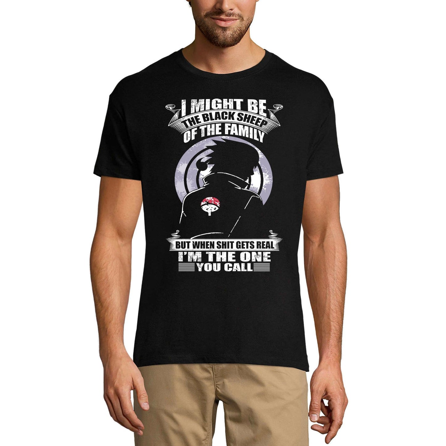 ULTRABASIC Men's T-Shirt I Might Be The Black Sheep Of The Family - Funny Quote Tee Shirt