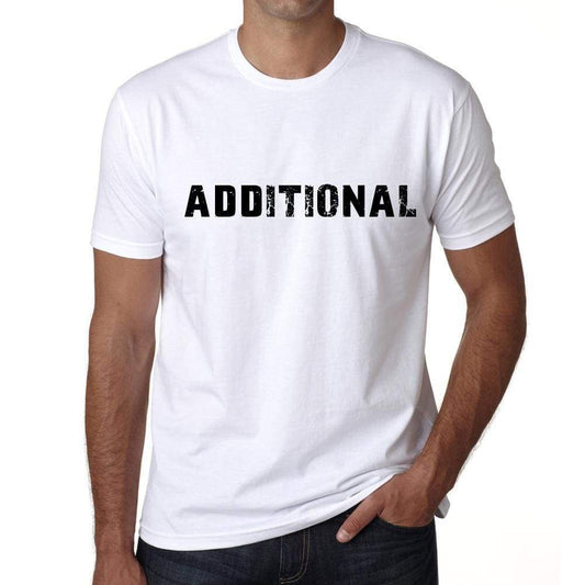 Additional Mens T Shirt White Birthday Gift 00552 - White / Xs - Casual