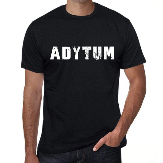 Adytum Mens Vintage T Shirt Black Birthday Gift 00554 - Black / Xs - Casual