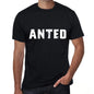 Anted Mens Retro T Shirt Black Birthday Gift 00553 - Black / Xs - Casual