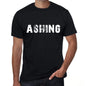 Ashing Mens Vintage T Shirt Black Birthday Gift 00554 - Black / Xs - Casual