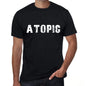 Atopic Mens Vintage T Shirt Black Birthday Gift 00554 - Black / Xs - Casual