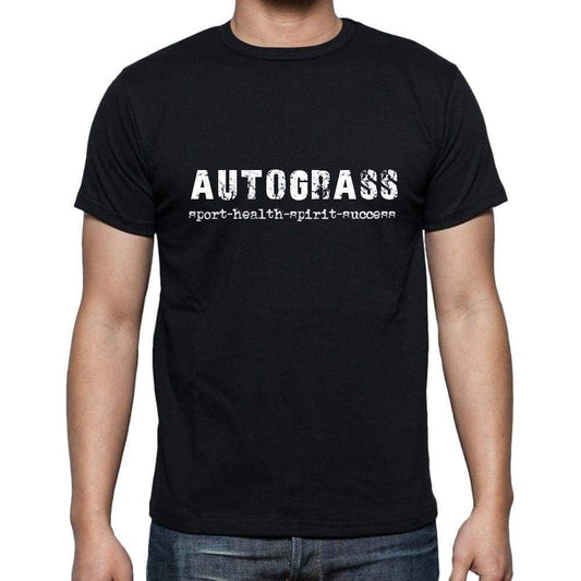 Autograss Sport-Health-Spirit-Success Mens Short Sleeve Round Neck T-Shirt 00079 - Casual