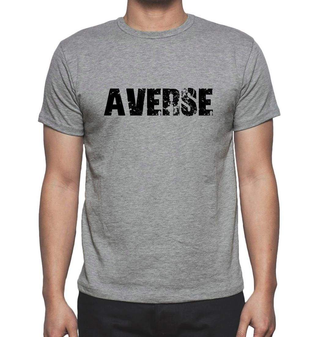 Averse Grey Mens Short Sleeve Round Neck T-Shirt 00018 - Grey / S - Casual