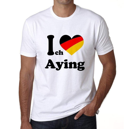 Aying Mens Short Sleeve Round Neck T-Shirt 00005 - Casual