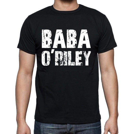 Baba Oriley Mens Short Sleeve Round Neck T-Shirt Black T-Shirt En