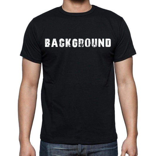 Background Mens Short Sleeve Round Neck T-Shirt Black T-Shirt En