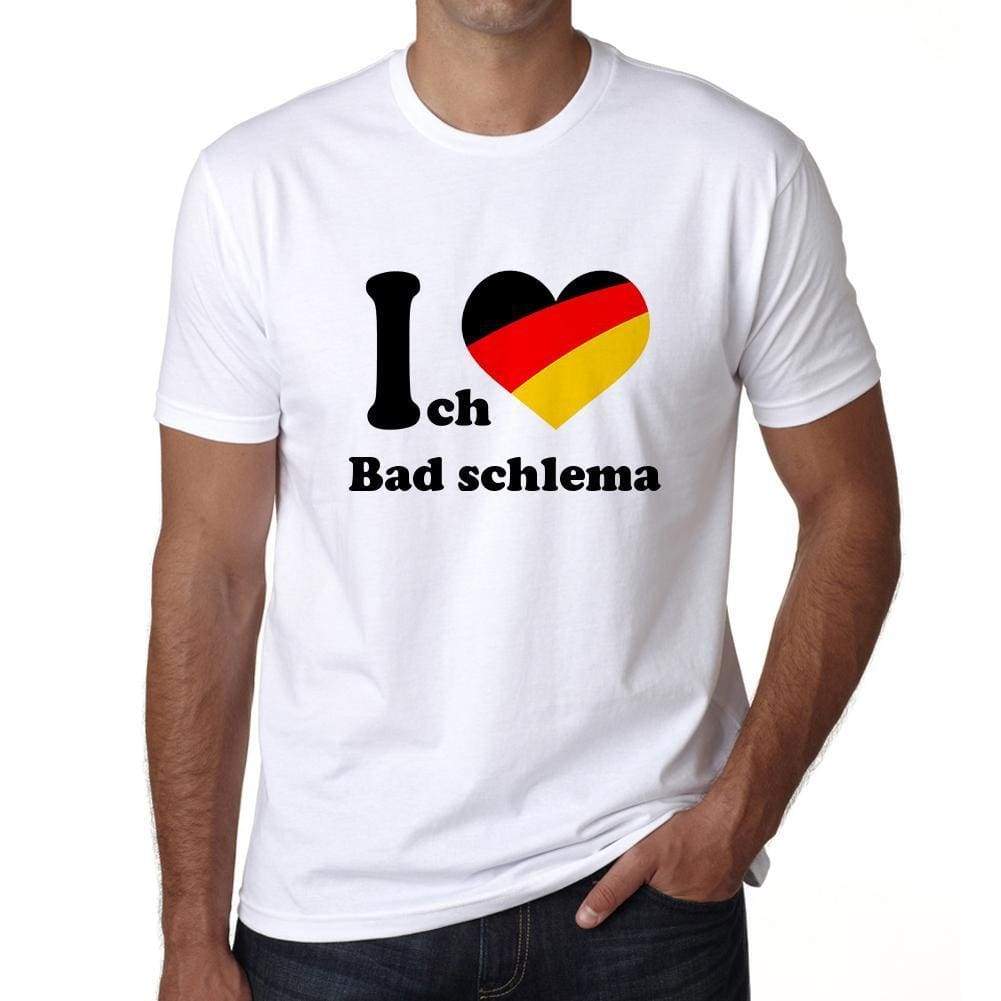 Bad Schlema Mens Short Sleeve Round Neck T-Shirt 00005 - Casual