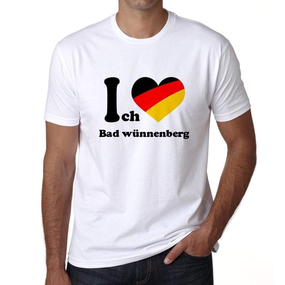 Bad Wünnenberg Mens Short Sleeve Round Neck T-Shirt 00005 - Casual
