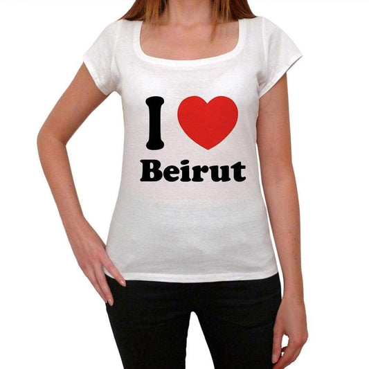 Beirut T Shirt Woman Traveling In Visit Beirut Womens Short Sleeve Round Neck T-Shirt 00031 - T-Shirt
