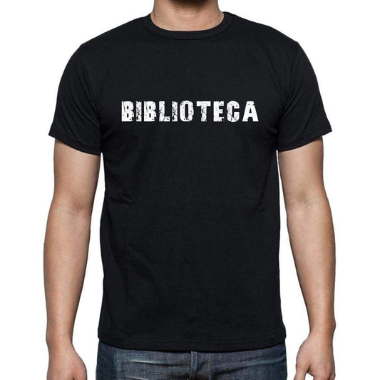 Biblioteca Mens Short Sleeve Round Neck T-Shirt - Casual