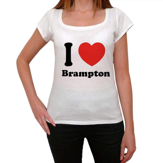 Brampton T shirt woman,traveling in, visit Brampton,<span>Women's</span> <span>Short Sleeve</span> <span>Round Neck</span> T-shirt 00031 - ULTRABASIC
