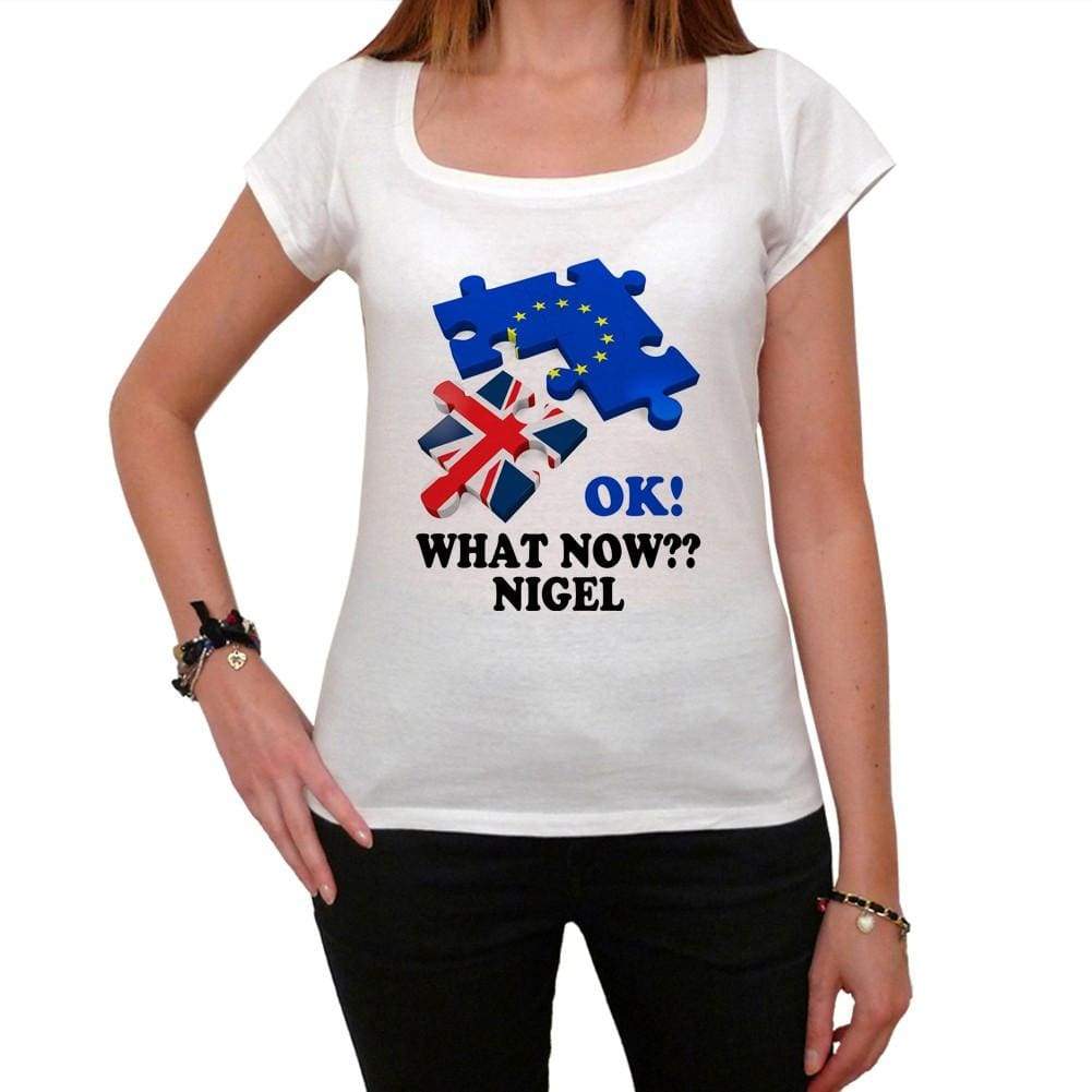 Brexit Nigel What Now Tshirt Womens Short Sleeve Scoop Neck Tee 00231