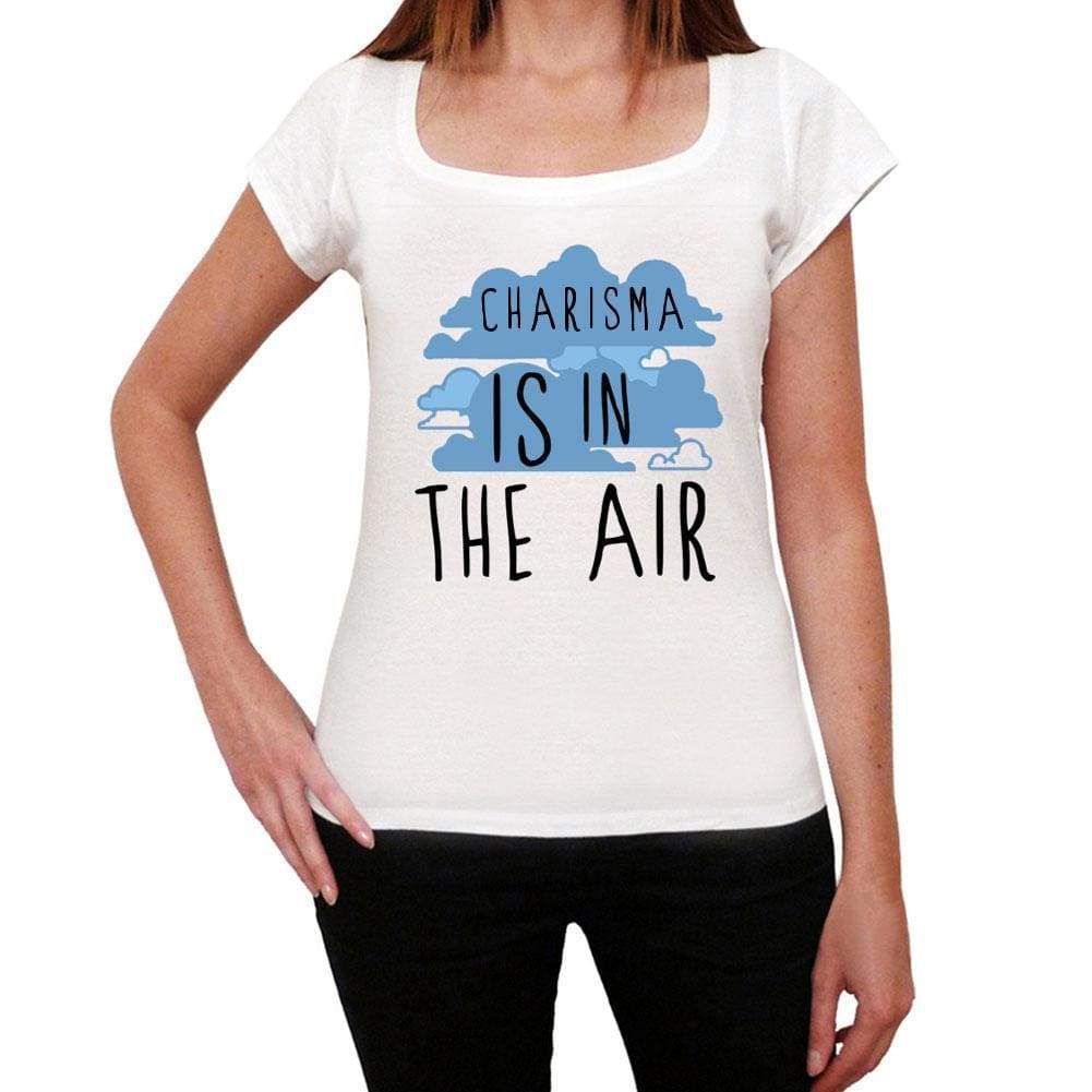 Charisma In The Air White Womens Short Sleeve Round Neck T-Shirt Gift T-Shirt 00302 - White / Xs - Casual