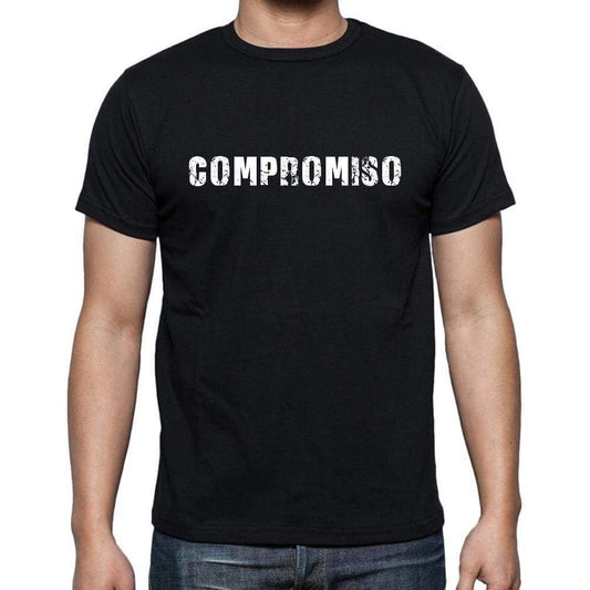 Compromiso Mens Short Sleeve Round Neck T-Shirt - Casual