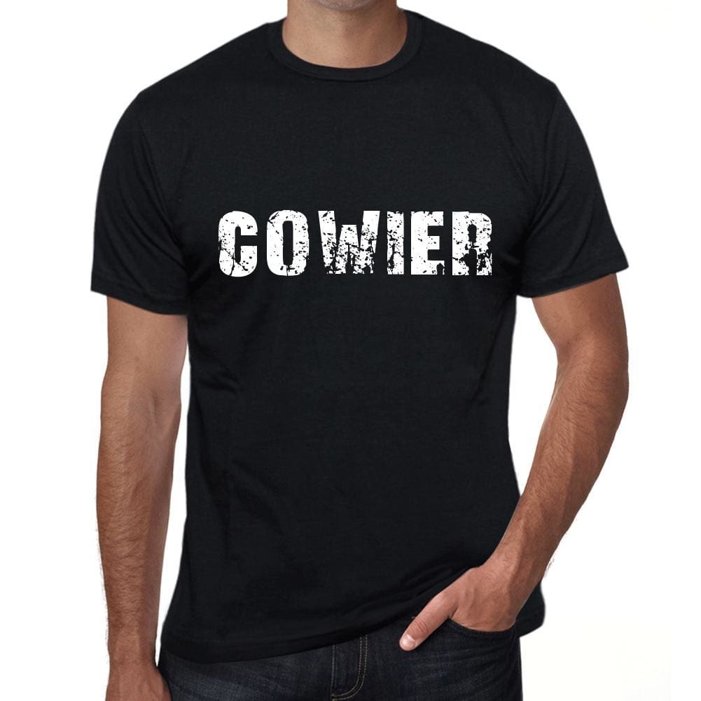 Cowier Mens Vintage T Shirt Black Birthday Gift 00554 - Black / Xs - Casual