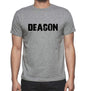 Deacon Grey Mens Short Sleeve Round Neck T-Shirt 00018 - Grey / S - Casual