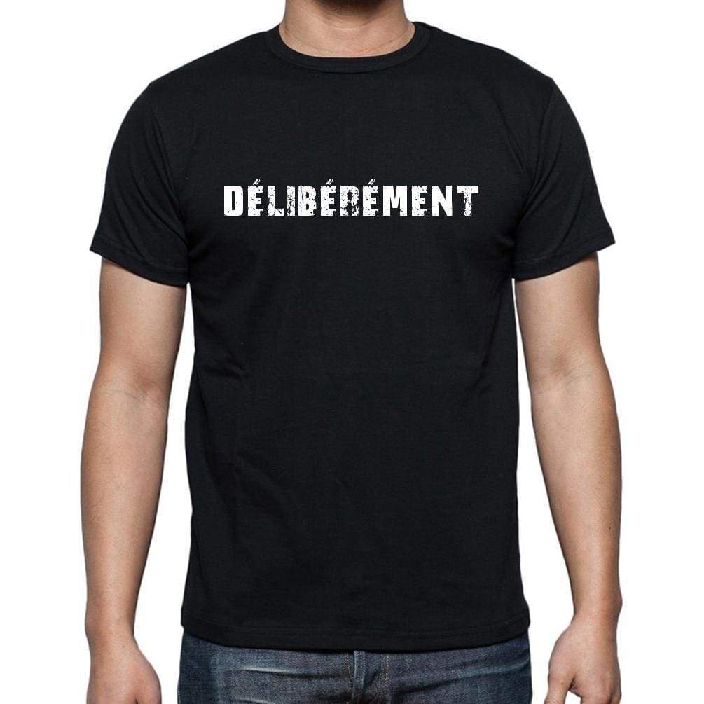 Délibérément French Dictionary Mens Short Sleeve Round Neck T-Shirt 00009 - Casual