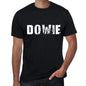 Dowie Mens Retro T Shirt Black Birthday Gift 00553 - Black / Xs - Casual