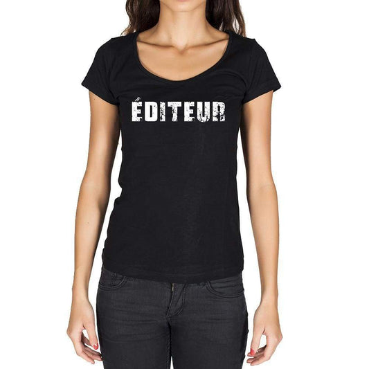 Éditeur French Dictionary Womens Short Sleeve Round Neck T-Shirt 00010 - Casual