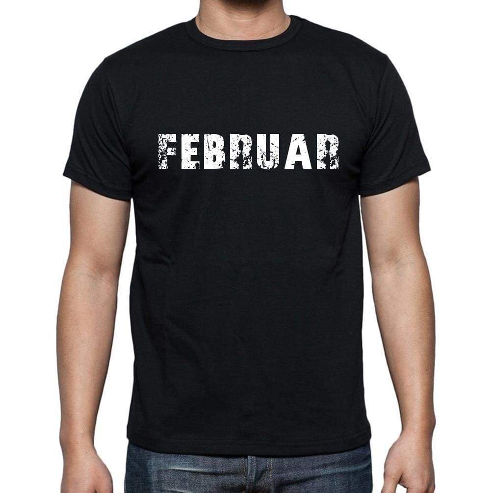 Februar Mens Short Sleeve Round Neck T-Shirt - Casual